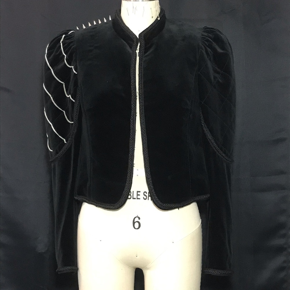 Vintage embellished Resi Hammerer velvet jacket